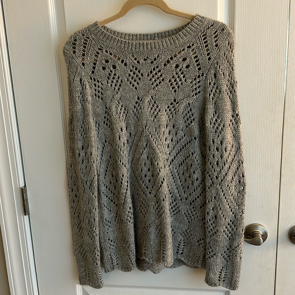 Cozy Open Weave Loft Sweater